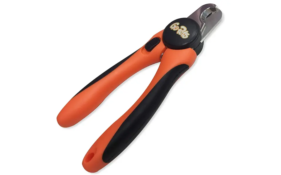 Cortaúñas GoPets Cortauñas para perros naranja y negro.