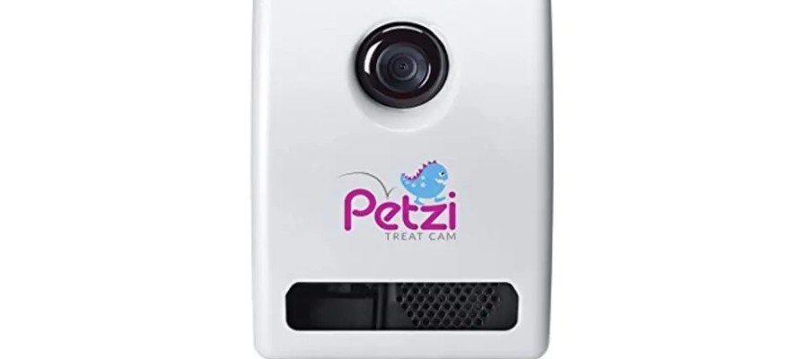 Dormitorio con dispensador de comida para gatos Petzi.